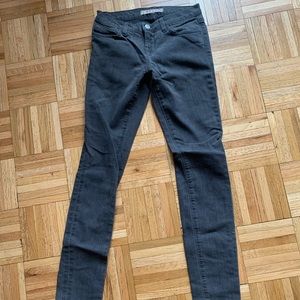 J brand “ghost” grey skinny jeans